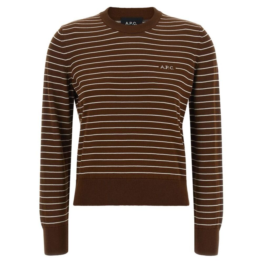 A.P.C. Brown Cotton Women's Cardigan